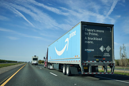 Amazon forced to look at big trucking firms for drivers
